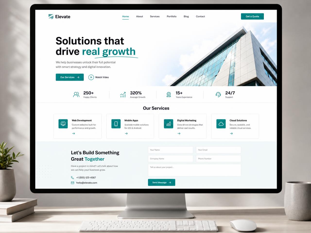 Website Redesign website example by TopSkyMedia